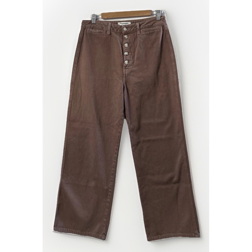 Reformation Lexi High Rise Wide‎ Leg Jeans RYE Sz  30 EC